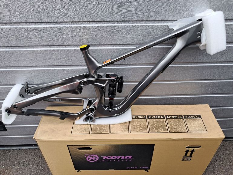 Used Kona Process 153 Frameset 2025 Mountainbike, Gris claro — image 1 of 3