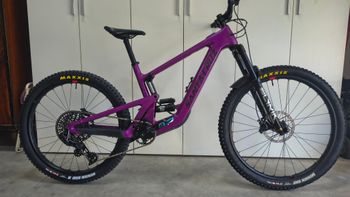 Used Santa Cruz Heckler SL X0 AXS RSV / Carbon CC 2024 2024 Mountainbike, Purple, 29, 27.5 — image 10 of 15