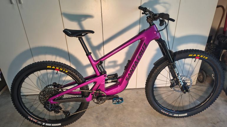 Used Santa Cruz Heckler SL X0 AXS RSV / Carbon CC 2024 2024 Mountainbike, Purple, 29, 27.5 — image 7 of 15