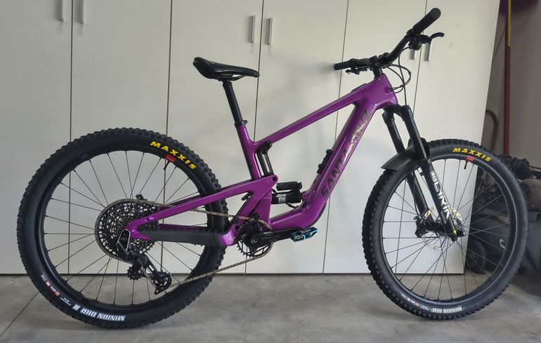 Used Santa Cruz Heckler SL X0 AXS RSV / Carbon CC 2024 2024 Mountainbike, Purple, 29, 27.5 — image 4 of 15