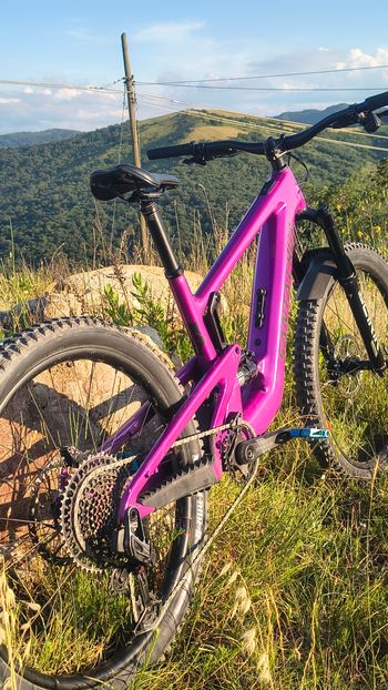 Used Santa Cruz Heckler SL X0 AXS RSV / Carbon CC 2024 2024 Mountainbike, Purple, 29, 27.5 — image 3 of 15