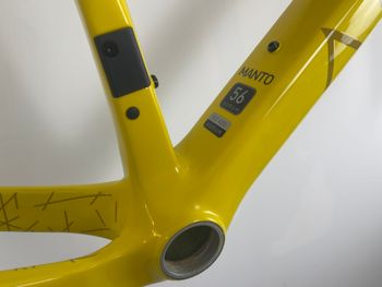Used Aurum AURUM Manto Gravel Bike Disc Frameset (Yellow Castilla) Frameset 2026 Road & Gravel — image 5 of 7