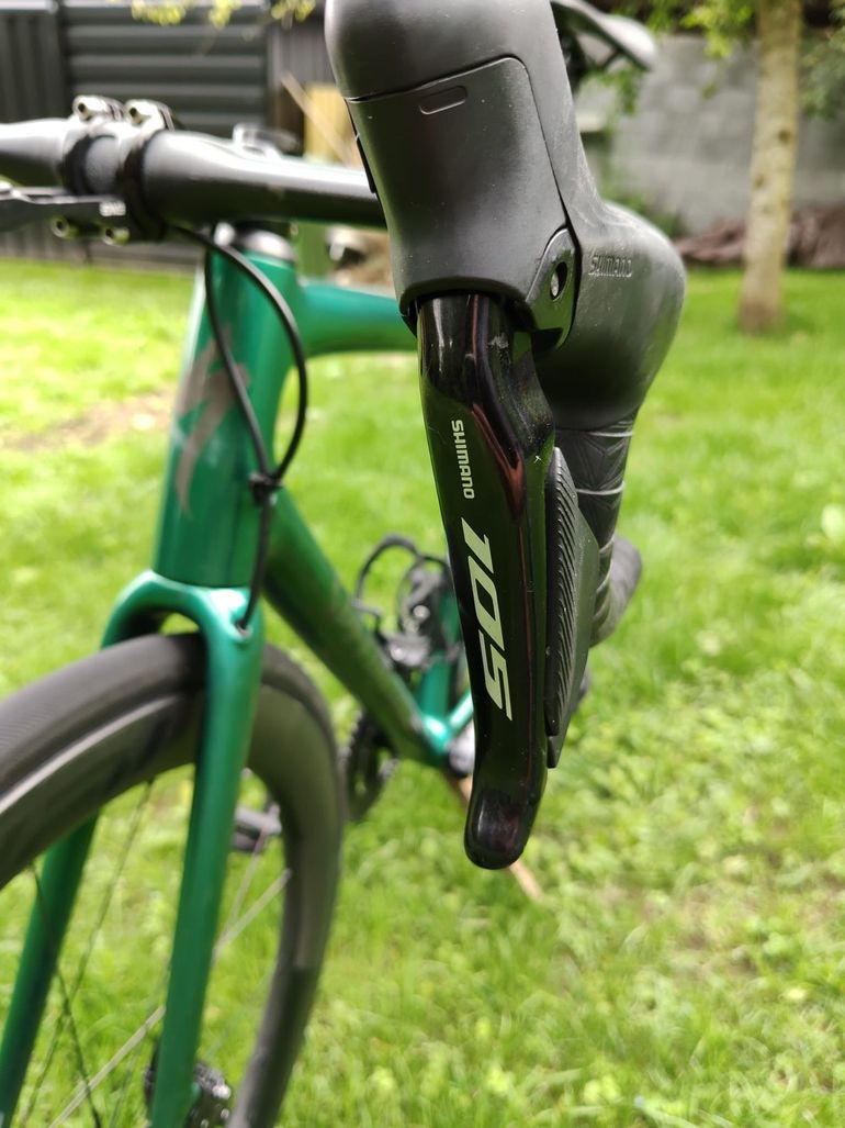 Used Specialized Aethos Comp - Shimano 105 Di2 2024 2024 Road & Gravel, Green — image 4 of 6