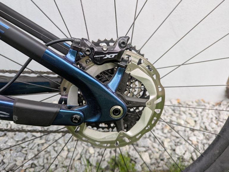 Used CUBE AMS HYBRID Shimano Deore XT 2025 Mountainbike, Blue — image 7 of 17