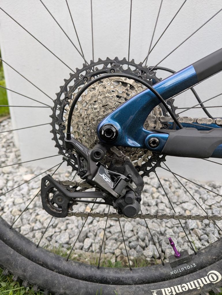 Used CUBE AMS HYBRID Shimano Deore XT 2025 Mountainbike, Blue — image 3 of 17