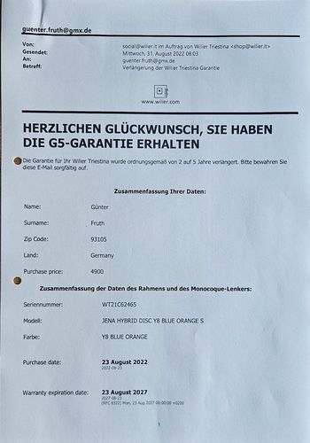 Used Wilier Wilier Jena Hybrid E-Gravel-Bike, Noch Garantie Bis 08/2027 2022 Road & Gravel, Blau — image 4 of 13