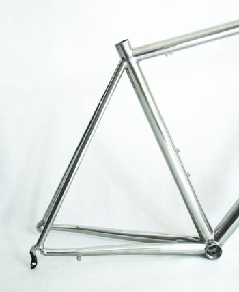 Used Enigma Enigma Road Titanium Frame 52.5cm ST 55cm TT Frameset 2015 Road & Gravel, Gris claro — image 6 of 10