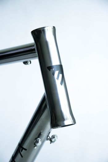 Used Enigma Enigma Road Titanium Frame 52.5cm ST 55cm TT Frameset 2015 Road & Gravel, Gris claro — image 4 of 10