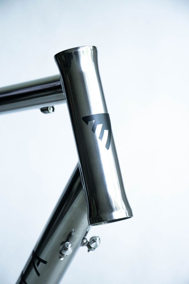 Used Enigma Enigma Road Titanium Frame 52.5cm ST 55cm TT Frameset 2015 Road & Gravel, Gris claro — image 4 of 10