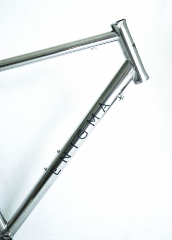 Used Enigma Enigma Road Titanium Frame 52.5cm ST 55cm TT Frameset 2015 Road & Gravel, Gris claro — image 5 of 10