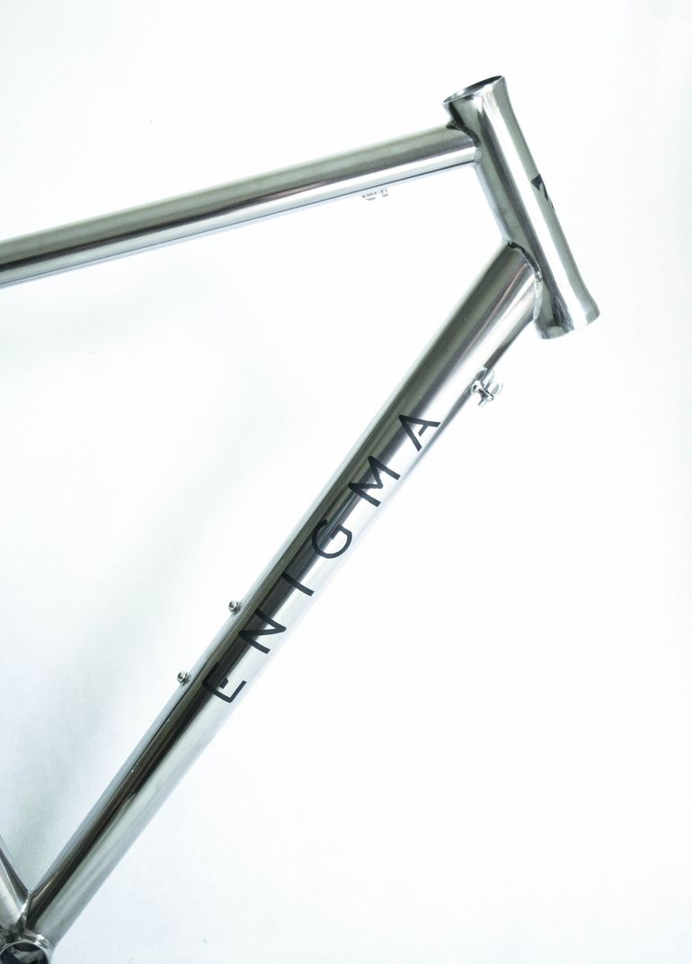 Used Enigma Enigma Road Titanium Frame 52.5cm ST 55cm TT Frameset 2015 Road & Gravel, Gris claro — image 5 of 10