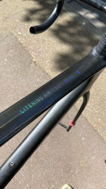 Used CUBE LITENING AIR C:68X SLT 2024 Frameset 2024 Road & Gravel, Schwarz — image 4 of 7