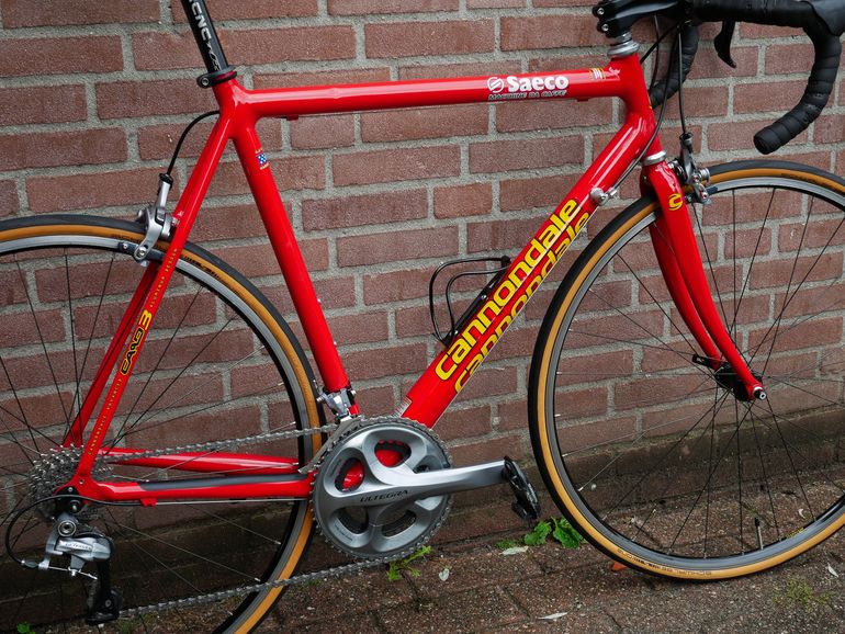 Used Cannondale CAAD3 SAECO - Team Edition 1996 Road & Gravel, Red — image 2 of 10