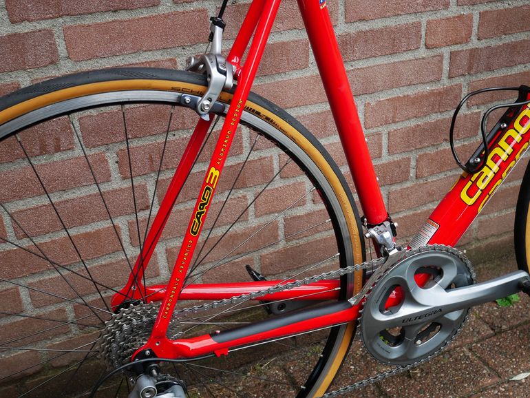 Used Cannondale CAAD3 SAECO - Team Edition 1996 Road & Gravel, Red — image 7 of 10