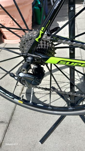 Used Cannondale Super Six Hi - Mod Ultegra 2017 Road & Gravel, Verde — image 3 of 4