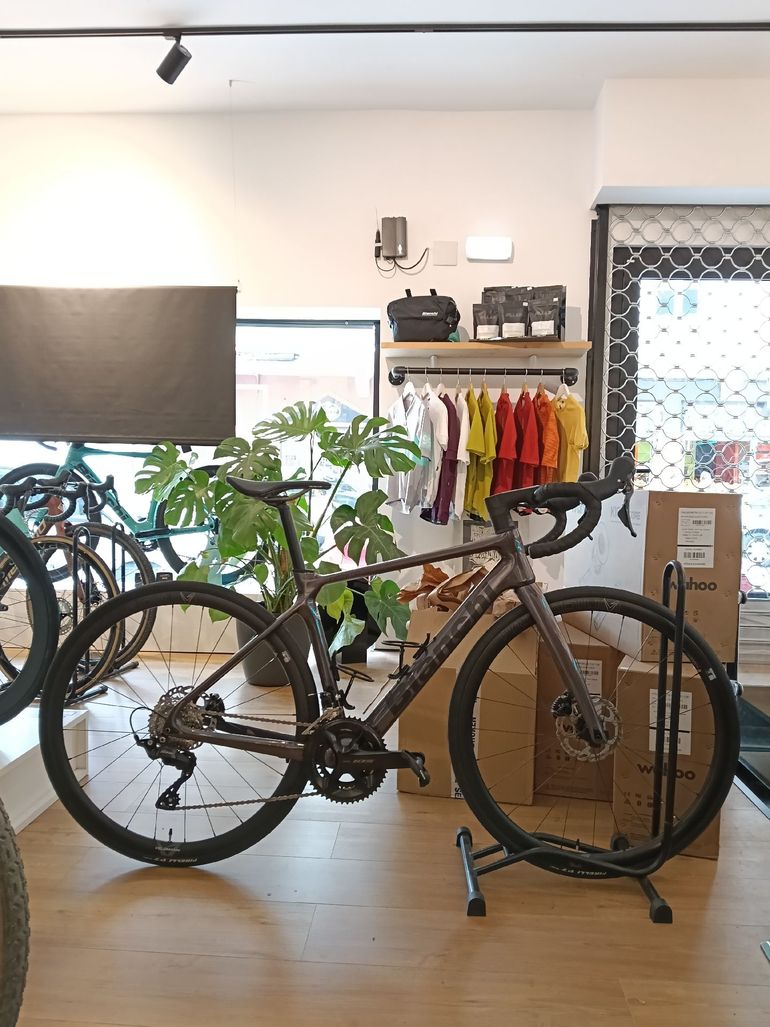 Used Bianchi Infinito 105 2024 2024 Road & Gravel, Purple — image 1 of 11