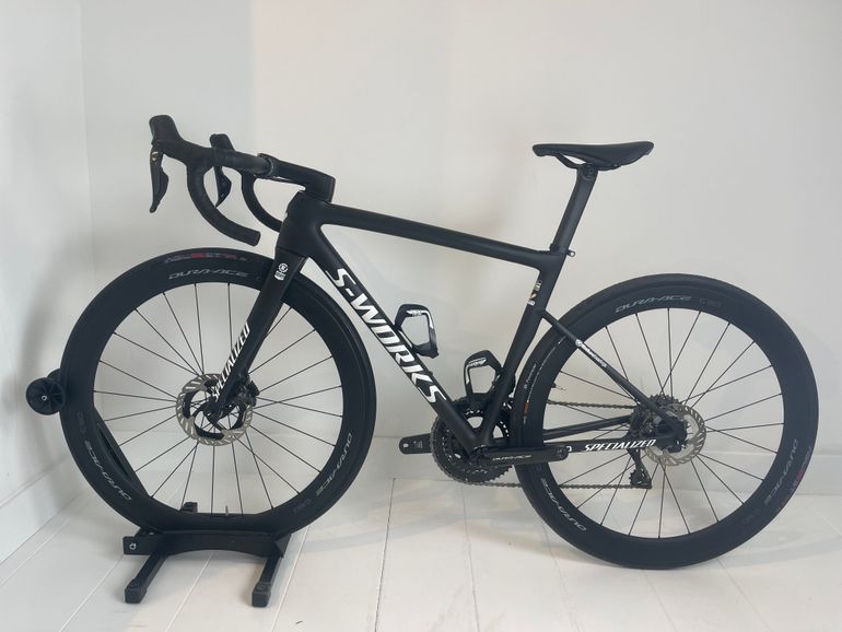 Used Specialized (Matte Black) Specialized S-Works Tarmac SL8 - Shimano Dura-Ace Di2 2025 W/ Double Powermeter 2025 Road & Gravel, Black — image 2 of 18