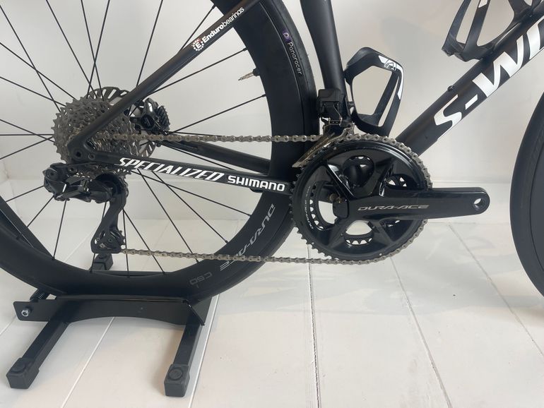 Used Specialized (Matte Black) Specialized S-Works Tarmac SL8 - Shimano Dura-Ace Di2 2025 W/ Double Powermeter 2025 Road & Gravel, Black — image 3 of 18
