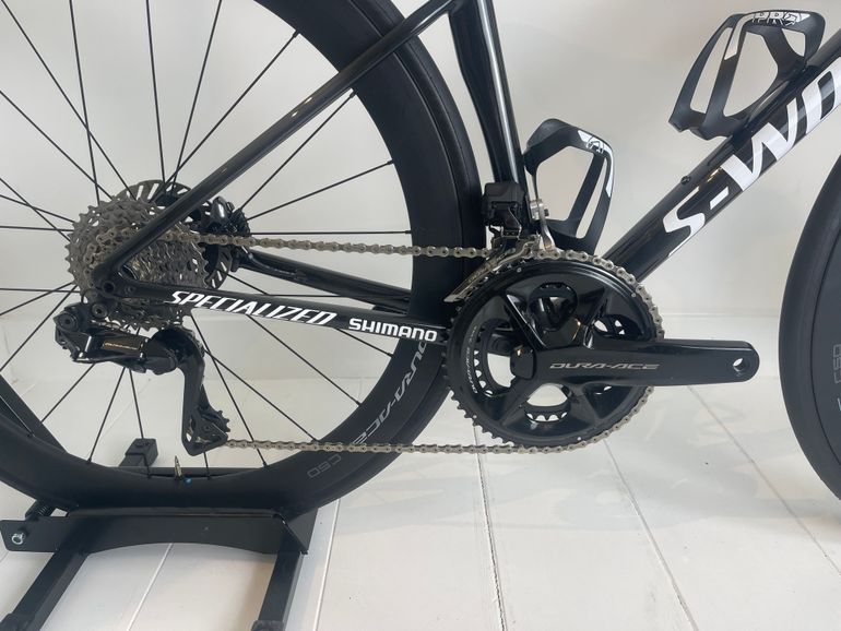 Used Specialized Specialized S-Works Tarmac SL8 - Shimano Dura-Ace Di2 2025 W/ Double Powermeter 2025 Road & Gravel, Black — image 4 of 18