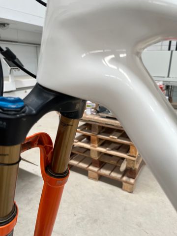 Brugt Canyon Lux World Cup CFR Team 2024 Frameset 2024 Mountainbike — billede 8 af 27