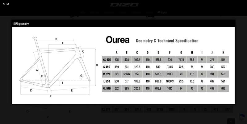 Used DIZO Ourea Frameset 2026 Road & Gravel, Red — image 6 of 6