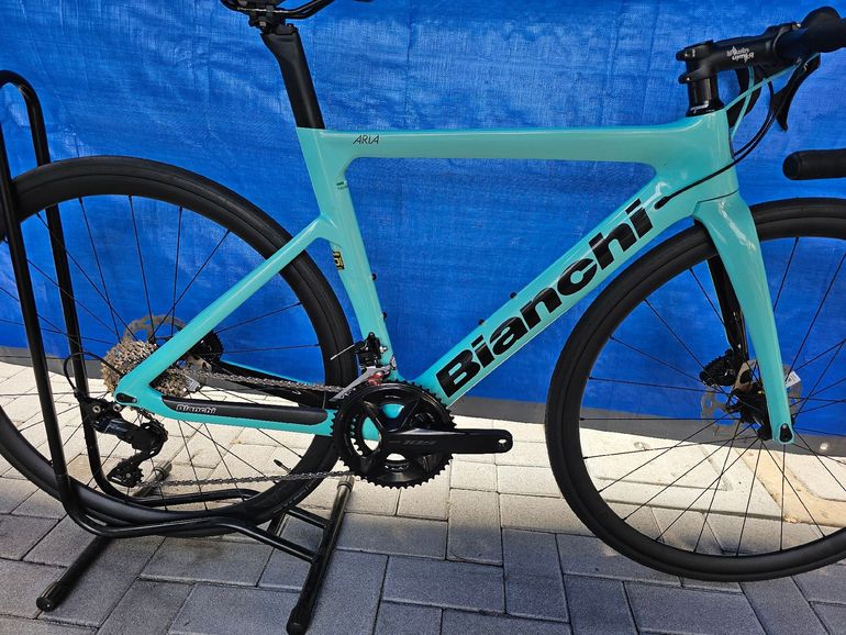 Used Bianchi Aria Shimano 105 2026 Road & Gravel, Blue — image 3 of 15