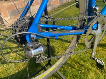 Retro heren racefiets, Design Van Tuyl. Design Van Tuyl. 1990 Road & Gravel usato, Blu — immagine 3 di 13