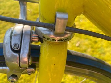 Retro heren racefiets, Design Van Tuyl. Design Van Tuyl. 1990 Road & Gravel usato, Blu — immagine 10 di 13