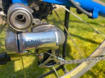 Retro heren racefiets, Design Van Tuyl. Design Van Tuyl. 1990 Road & Gravel usato, Blu — immagine 2 di 13
