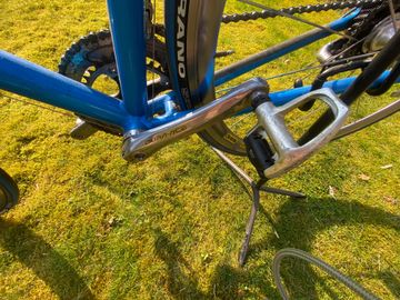 Retro heren racefiets, Design Van Tuyl. Design Van Tuyl. 1990 Road & Gravel usato, Blu — immagine 8 di 13