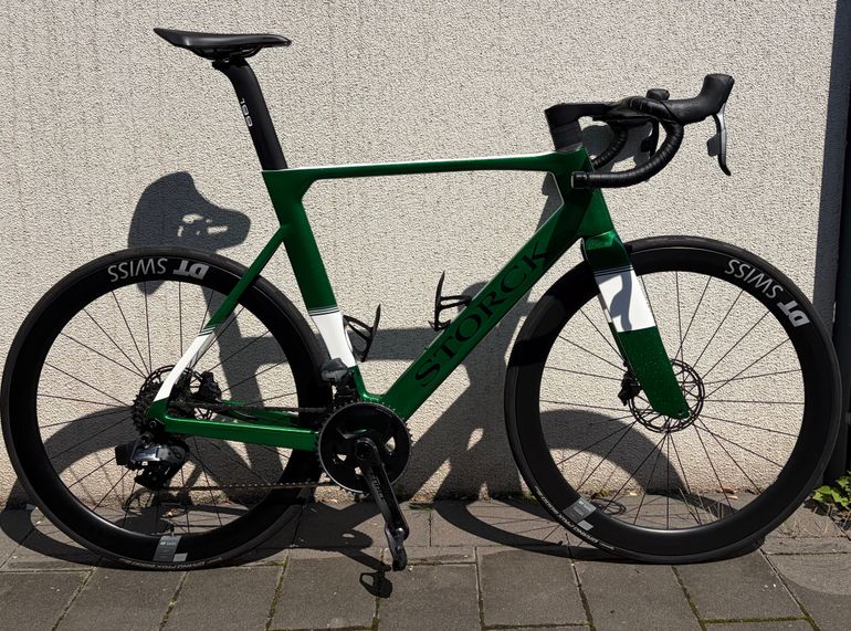 Used Storck Aerfast.4 Pro Disc Force eTap AXS 2x12 2023 2023 Road & Gravel, Green — image 6 of 7