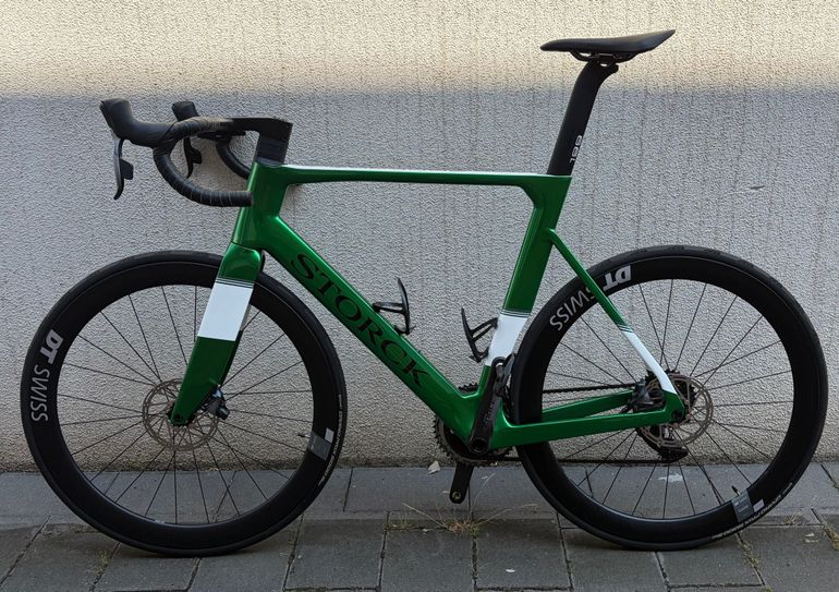 Used Storck Aerfast.4 Pro Disc Force eTap AXS 2x12 2023 2023 Road & Gravel, Green — image 2 of 7