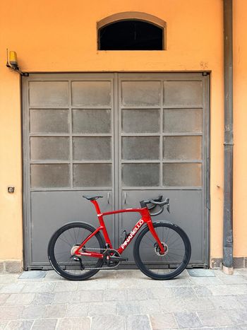 Used Pinarello Pinarello F7 Ultegra Di2+Most45 Cherry Red 56 2026 Racefiets & gravel
