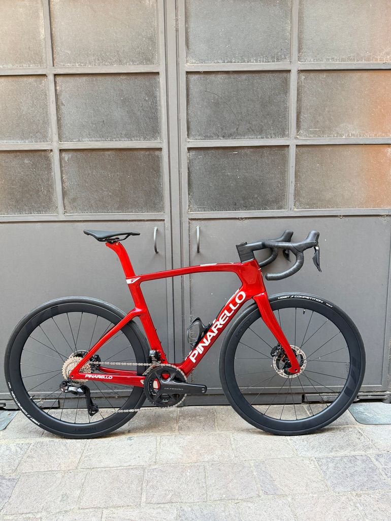 Used Pinarello Pinarello F7 Ultegra Di2+Most45 Cherry Red 56 2026 Road & Gravel, Red — image 2 of 13