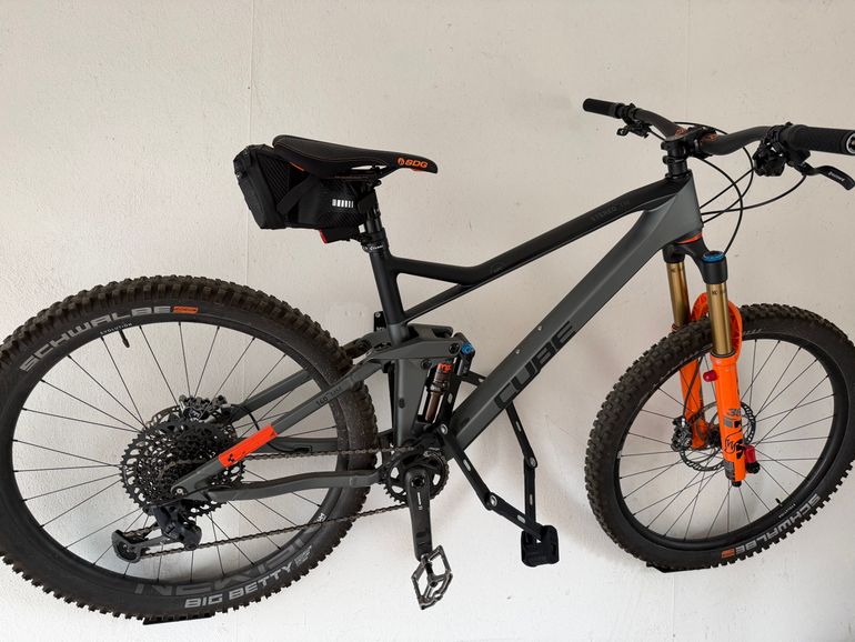 Used CUBE STEREO 140 HPC TM 27.5 2021 2021 Mountainbike, Black, 27.5 — image 1 of 3