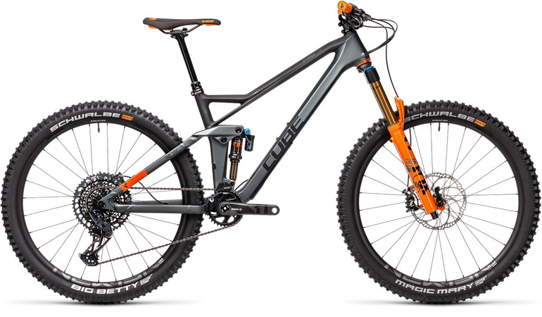 Used CUBE STEREO 140 HPC TM 27.5 2021 2021 Mountainbike, Black, 27.5 — image 2 of 3