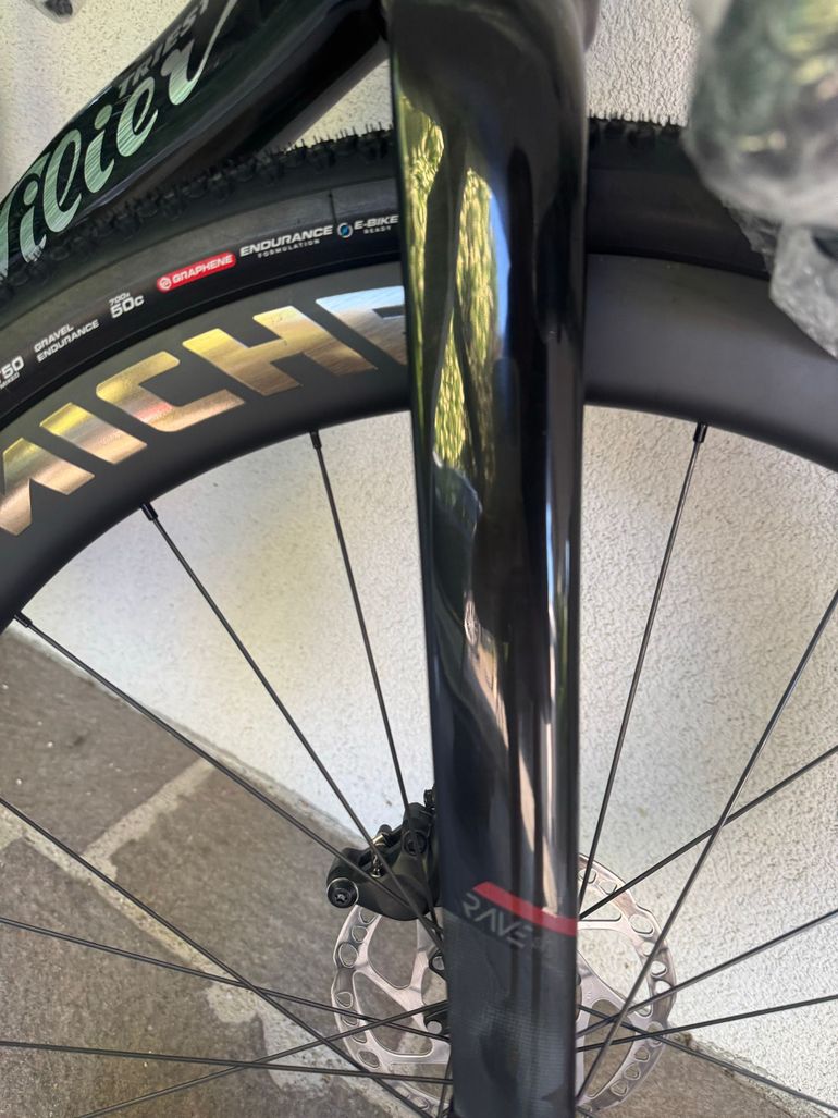 Used Wilier Rave SLR ID2 SHIMANO GRX RX715 Di2 1x12S 2025 2025 Road & Gravel, Black — image 7 of 12