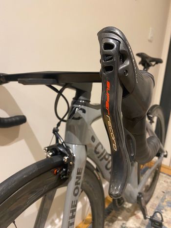 Used Cipollini Rb1k Campagnolo Super Record EPS 2023 Road & Gravel, Light Gray — image 7 of 9
