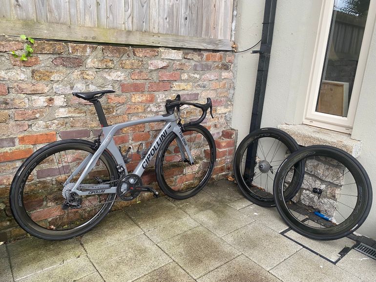 Used Cipollini Rb1k Campagnolo Super Record EPS 2023 Road & Gravel, Light Gray — image 1 of 9