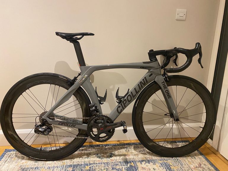 Used Cipollini Rb1k Campagnolo Super Record EPS 2023 Road & Gravel, Light Gray — image 2 of 9