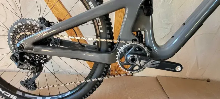 Used Yeti Sb140 SRAM X01 Eagle 2024 Mountainbike, Light Gray — image 7 of 12