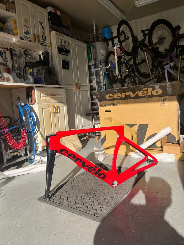 Used Cervélo S5 Frameset 2023 Frameset 2023 Road & Gravel, Red — image 1 of 18