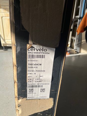 Used Cervélo S5 Frameset 2023 Frameset 2023 Road & Gravel, Red — image 9 of 18