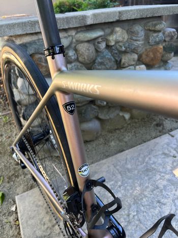 Used Specialized Aethos Shimano Dura Ace Di2 2022 Road & Gravel, Light Gray — image 4 of 13