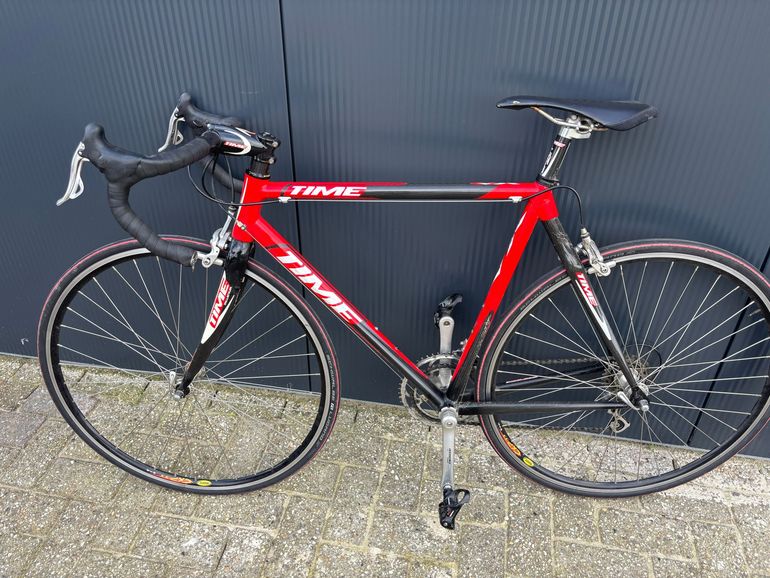 Used Time Time Custom Campagnolo Centaur 2008 Road & Gravel, Red — image 11 of 13