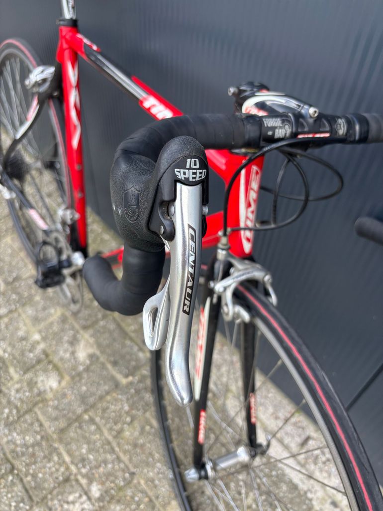 Used Time Time Custom Campagnolo Centaur 2008 Road & Gravel, Red — image 5 of 13
