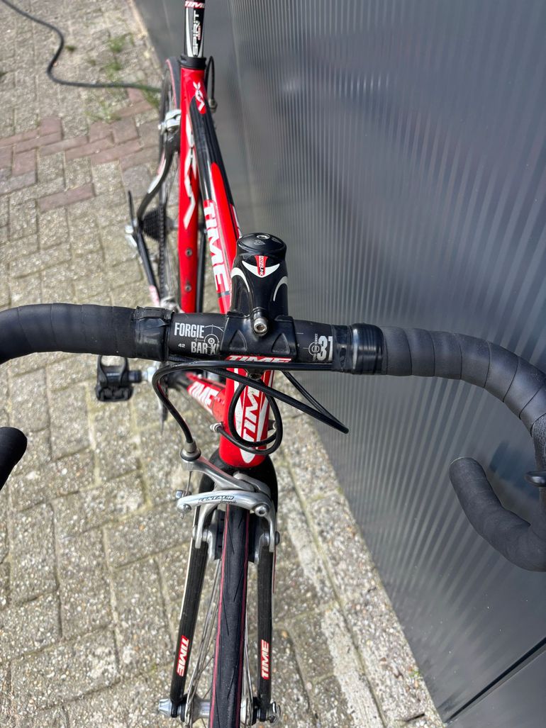 Used Time Time Custom Campagnolo Centaur 2008 Road & Gravel, Red — image 6 of 13