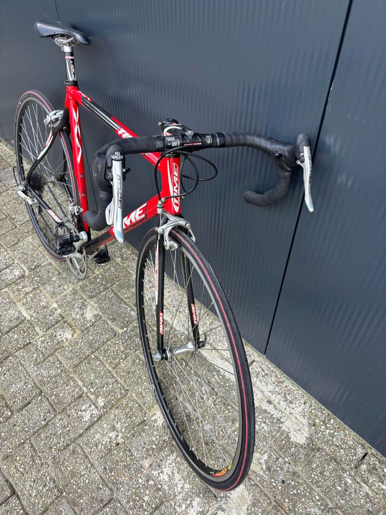 Used Time Time Custom Campagnolo Centaur 2008 Road & Gravel, Red — image 4 of 13