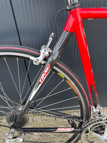 Used Time Time Custom Campagnolo Centaur 2008 Road & Gravel, Red — image 9 of 13