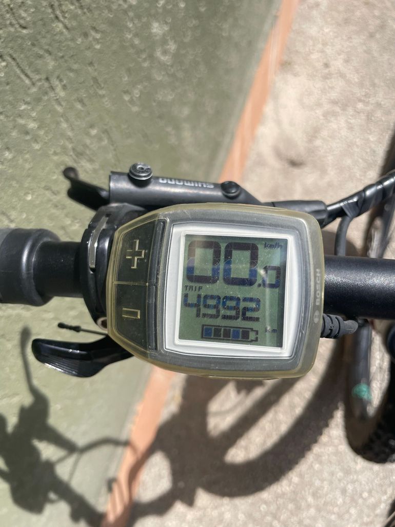 Used Trek Powerfly LT 9.7 2019 2019 Mountainbike, Hellgrau, 27.5 — image 4 of 9